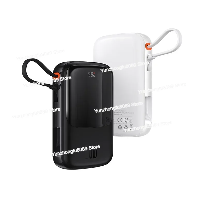 

Power Bank 10000 MAh 22.5W with Its Own Cable Fast Charging Outdoor Mobile Power Supply