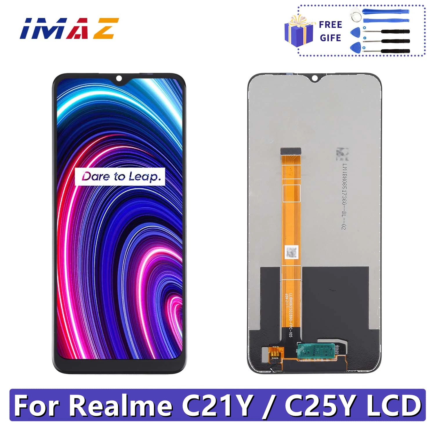 

Original 6.5" For Realme C25Y RMX3265 LCD Display Touch Screen Digitizer Assembly For Realme C21Y RMX3261 Replacement Parts