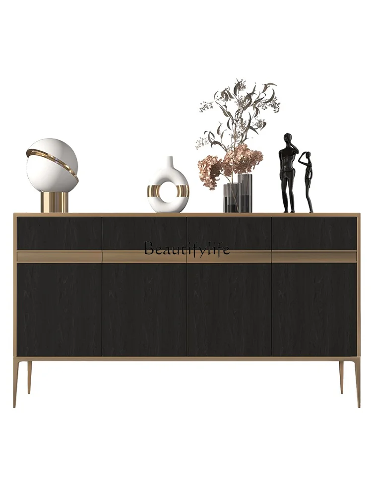 

Italian Minimalist Sideboard Cabinet Light Luxury Modern Simple Hallway Living Room Locker