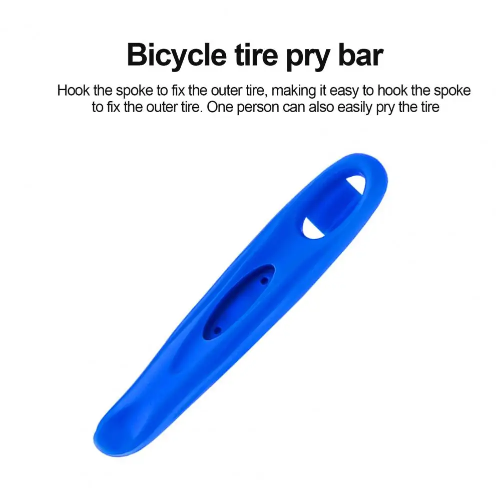 Bike Tire Removal Tool Durable Bicycle Tire Lever Set for Easy Mountain Bike Tire Removal Ergonomic Design Edge Safe to Use Tool