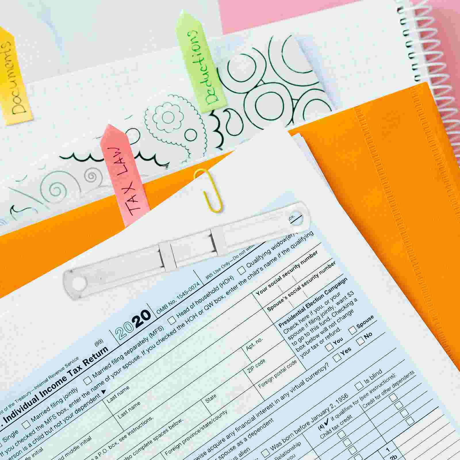 100 Pcs Fastener Metalbindingclipbindingringbindingstrip Office Prong Bases Practical Clips