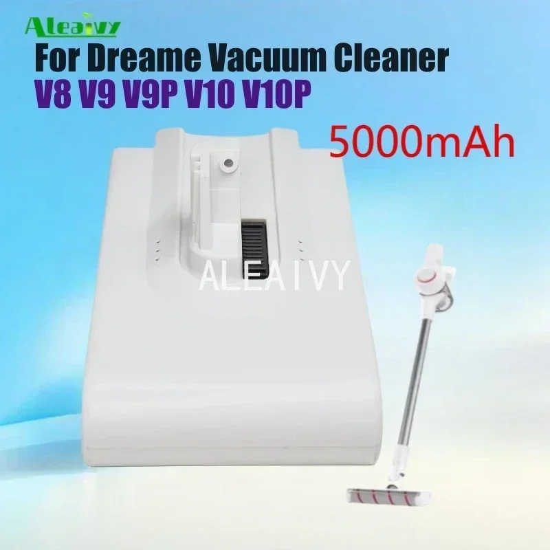 

5000mAh NEW For Dreame V8 V9 V9P XR V10 VVN3 VVN4 Replacement Battery for Dreame Handheld Cordless Vacuum Cleaner Accessory