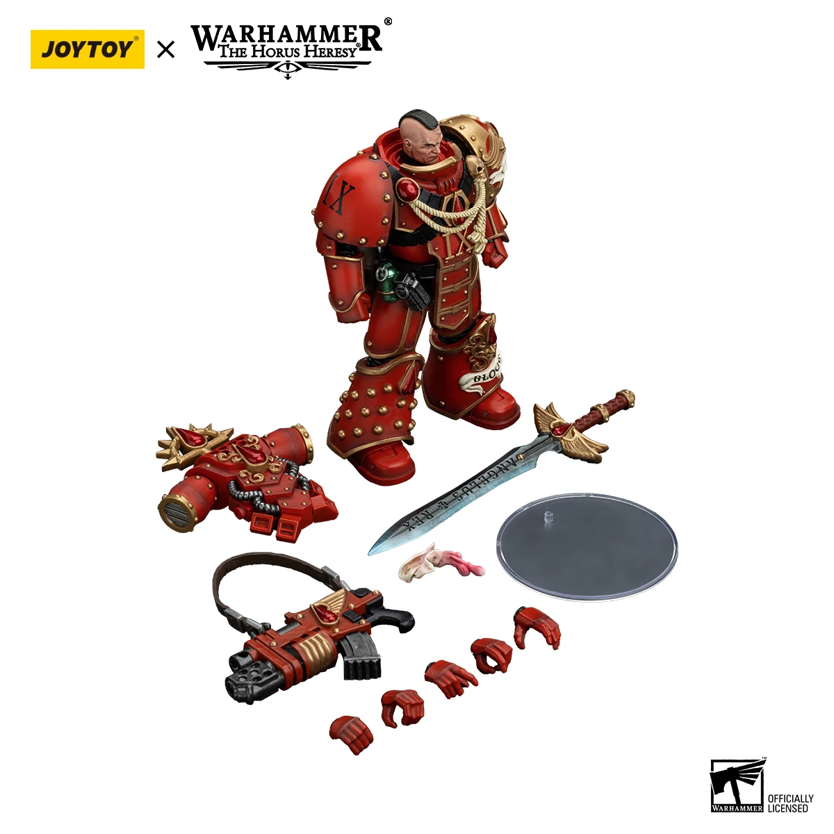 [AUF LAGER] JOYTOY Warhammer 40K 1/18 Action Figure Blood Angels Raldoron First Captain Anime Figuren Spielzeug Sammlung