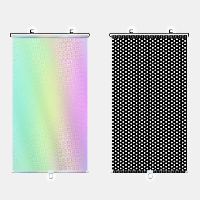 Car Window Retractable Sunshade Roller Curtain Bedroom Kitchen Thermal Insulation Shutter Shade Curtain Car Windshield Sunshade