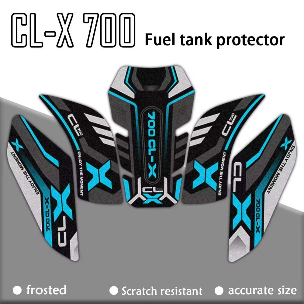 

CLX700 матовые аксессуары для мотоциклов, наклейка, комплект наклеек, защита топливного бака, противоскользящая защита для CFMOTO 700CLX CL-X700 clx700