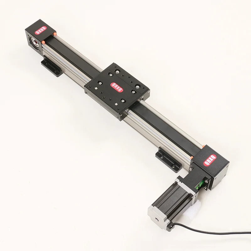 

Linear Rail Module 50mm--1500mm Include Stepper Motor Load 30kg Belt Driven Speed 500mm/s Motorized Linear Stage