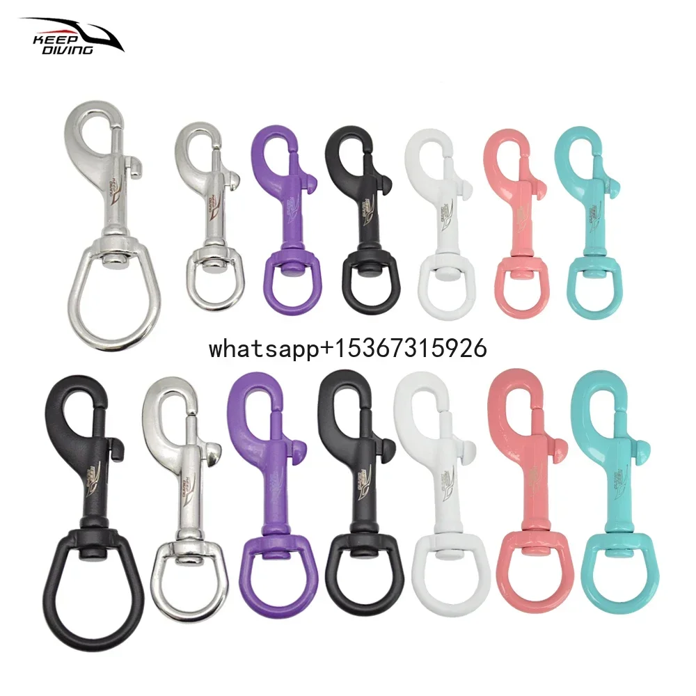 75/90MM 316 Stainless Steel Bolt Snap Hook Clip Diving Hook BCD Accessories Diving Equipment