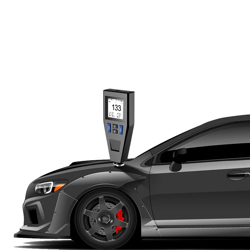 

English manual digital car paint thickness gauge digital thickness tester coating thickness gauge