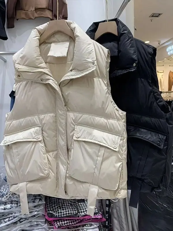 

Большой размер 300, европейский пуховый хлопковый жилет для мужчин и женщин, осень-зима, модный цвет, простой жилет Thiened kets