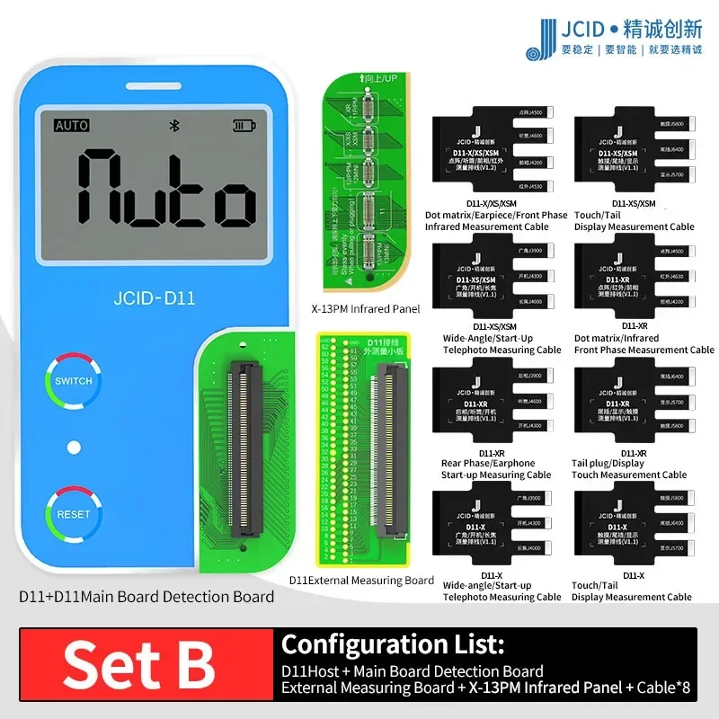 JCID D11 Multifunctional Digital Detector JC Intelligent Maintenance Drawings for Measuring PCB Board Data Short Circuit Repair