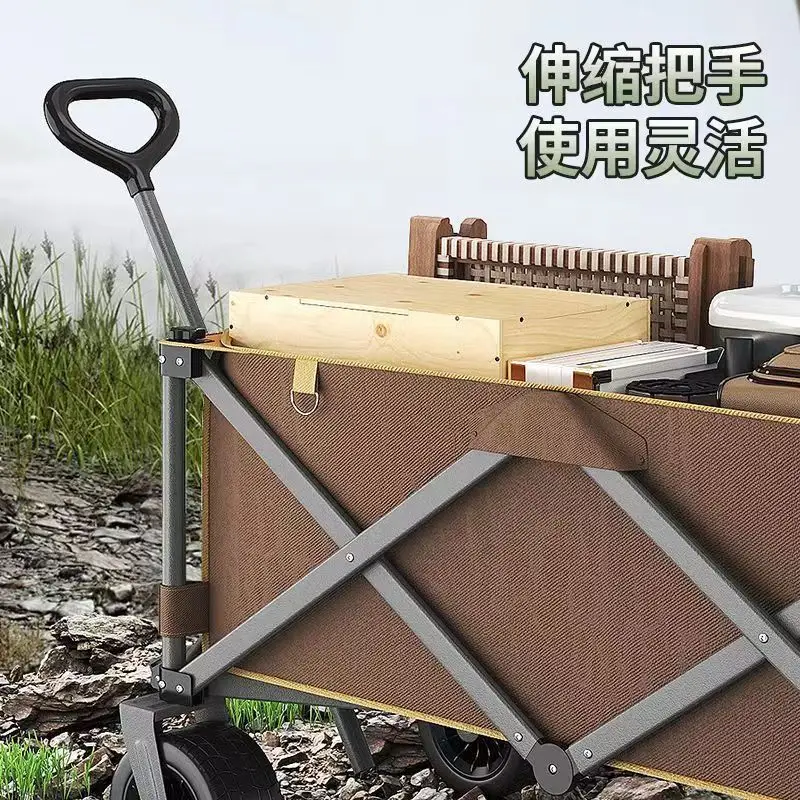 Stall Foldable Storage Car Camp Camper Outdoor Trolley Portable