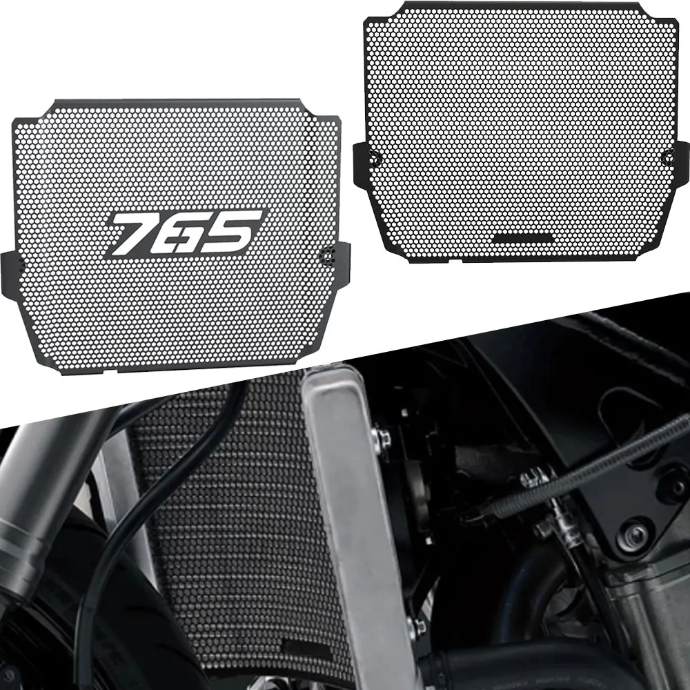 

Motorcycle CNC Radiator Grille Grill Guard Cover Protector For Street Triple 765R 765RS StreetTriple 765 Moto2 Edition 2023 2024