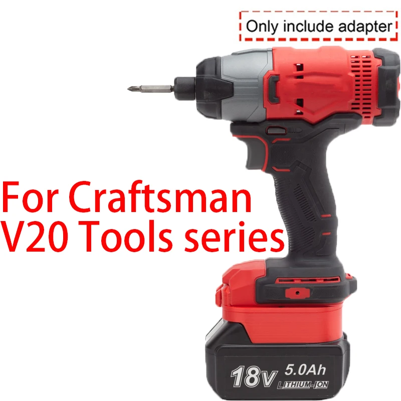 Konwerter baterii do narzędzi litowo-jonowych Craftsman V20 do Makita 18V akumulator litowo-jonowy Adapter akcesoria do elektronarzędzi