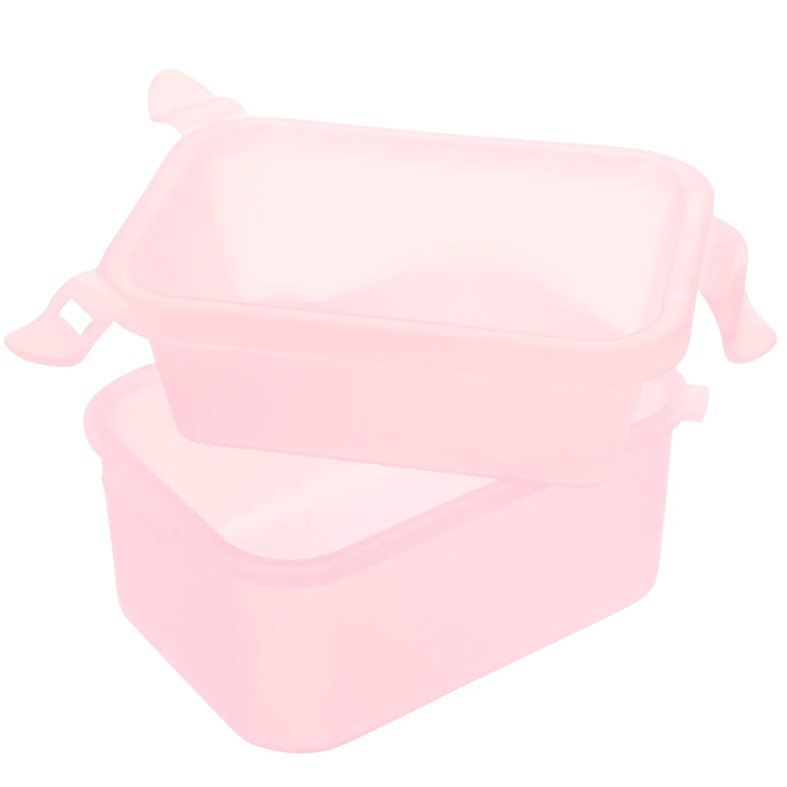 

2Pcs Double Layer Manicure Bowl for Nail Soak Off Hand Care Soaking Bath Beauty DIY Nail Art Remover Essential Tool