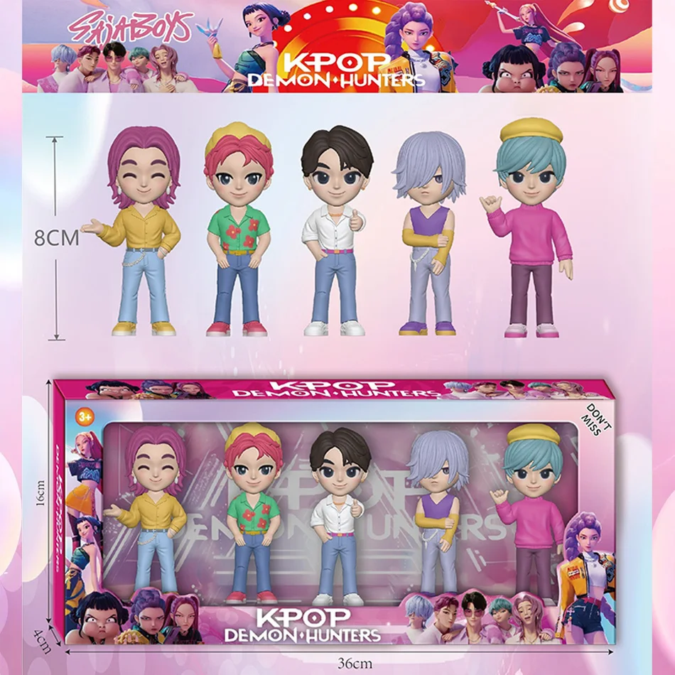 베스트셀러 치비 스타일 케이팝 마녀 헌터 그룹 아이돌들 |   누워있는 봉제 인형 (남자/여자 그룹) |   호랑이와 까마귀 블라인드 박스 피규어