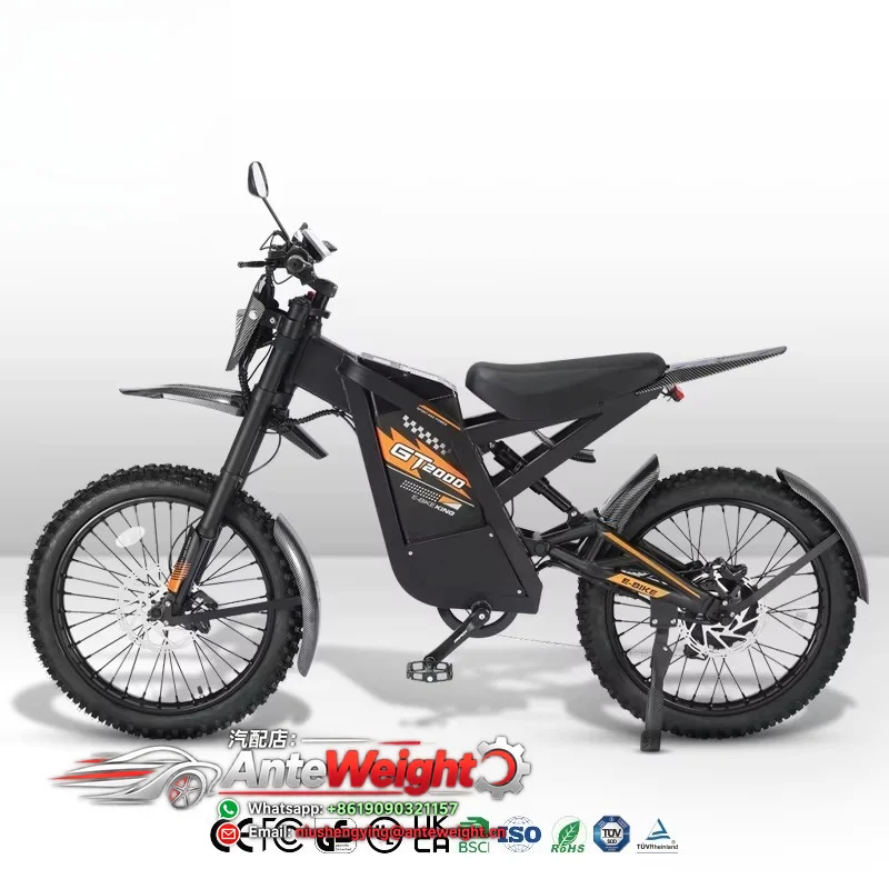 GT2000 48V 2000W Brushless Motor Electric Dirt Bike Motorcycle Off-road Dirtbike for Adult