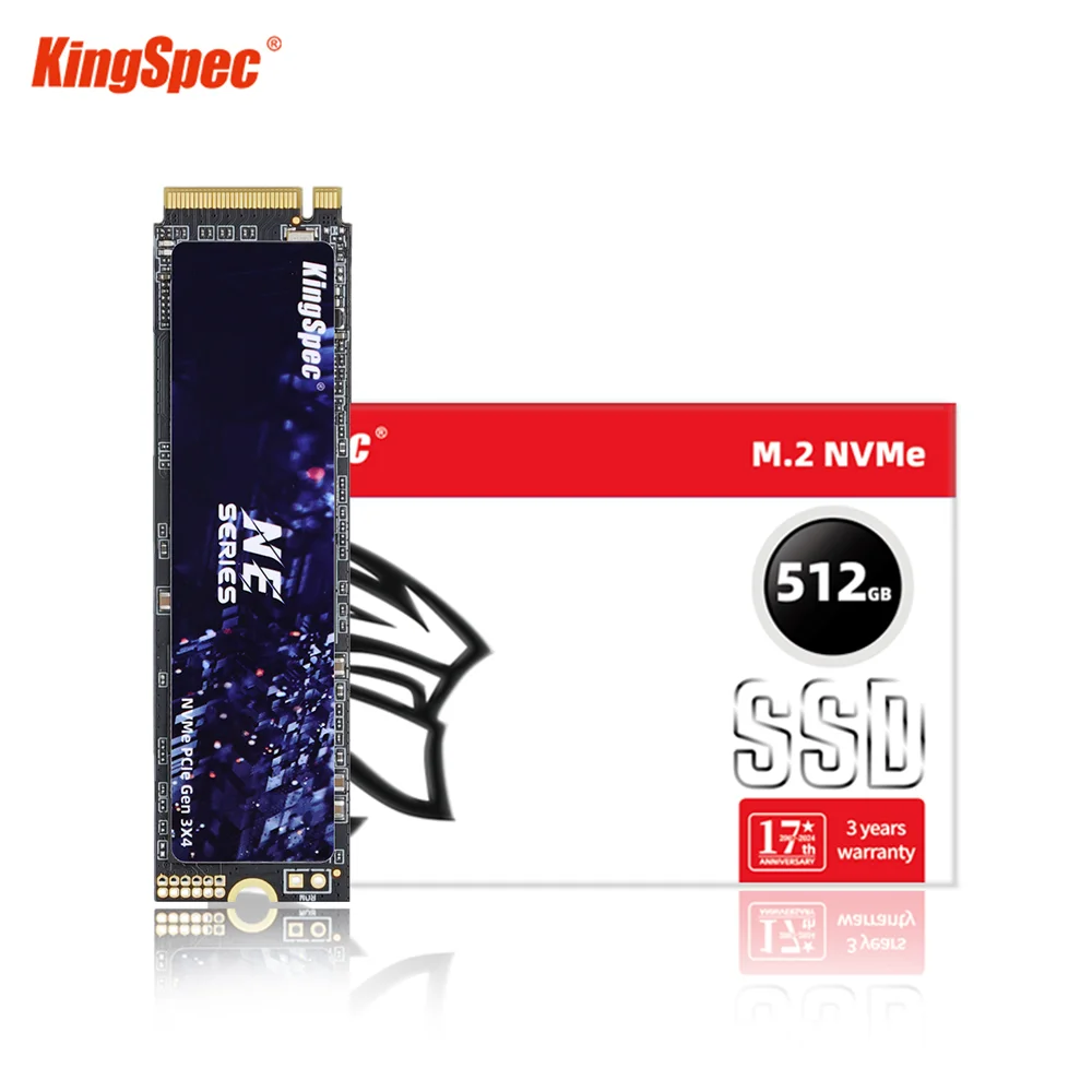 KingSpec SSD M2 512 ГБ NVME SSD