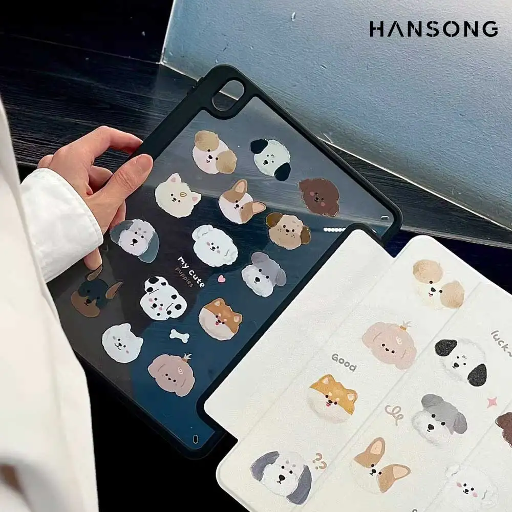 3-Fold Case with Pencil Holder for 2025 iPad Air 11 Case iPad 10th Gen 11th A16 Cover Gen iPad Pro11 4 5 10.9in 12.9 M2 M3 M4
