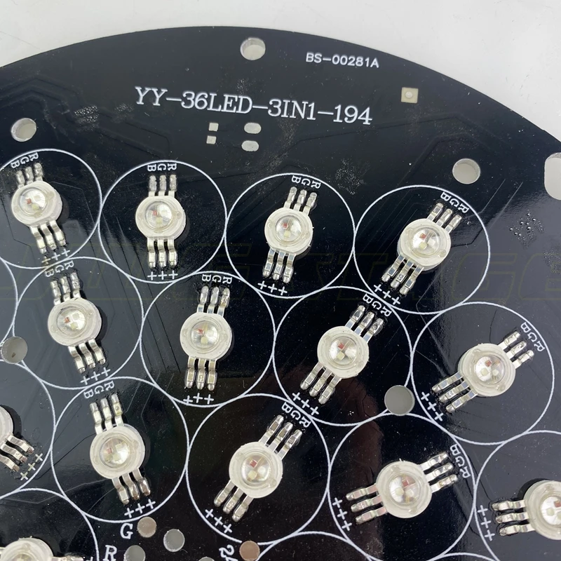 YY-36LED-3IN1-194 194mm داخلي LED Par Light 36x3W 24V LED لوحة المجلس #4