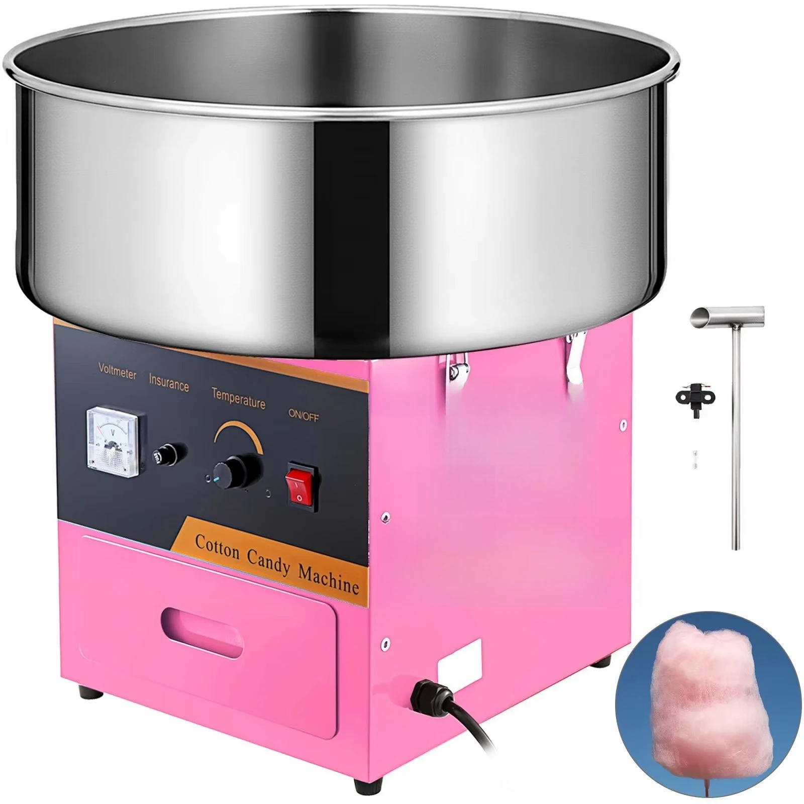 New Product Professional Cotton Candy Machine with Cart Cotton Candy Machine with Cart