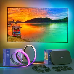 Lytmi Neo Ambient Light LED Sync Box Paski podświetlenia telewizora Zanurzenie Inteligentne oświetlenie HD-MI 2.0 Synchronizacja z podświetleniem telewizora