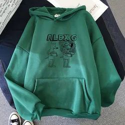 Alex G Animation Hoodie Long Sleeve 2025 NEW Sweatshirt Funny Casual with Pocket Clothing Unisex Наша Толстовка Soft Pullovers