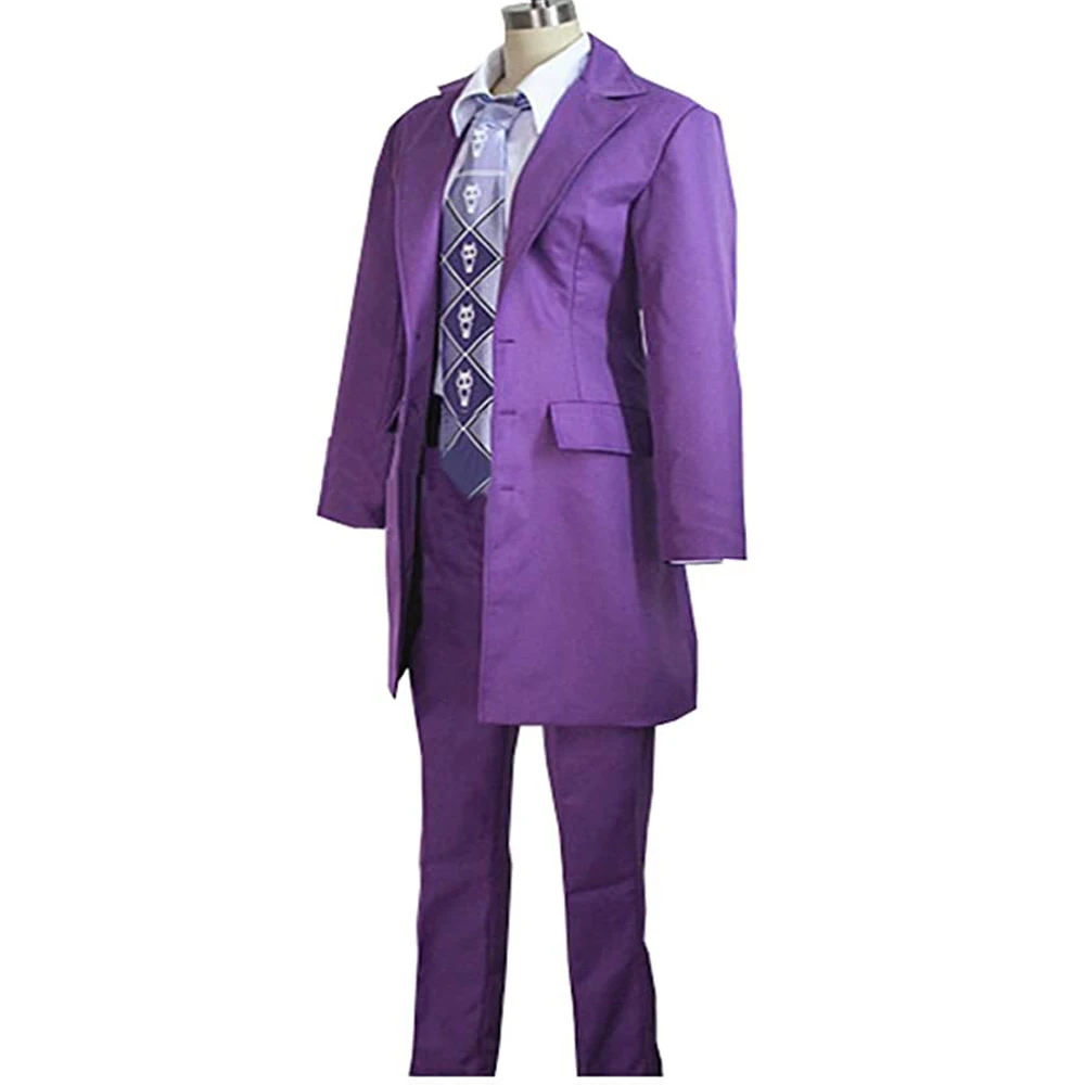 ฮาโลวีน Kira Yoshikage Purle Jacket ชุดปรับแต่งได้