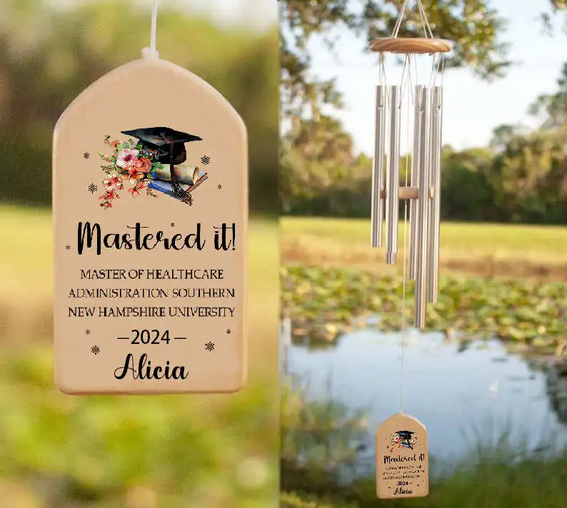 Customized Memorial Wind Chimes for Loss of Loved One Sympathy Bereavement Gift Loss of Mother Father Home Decor Garden Patio