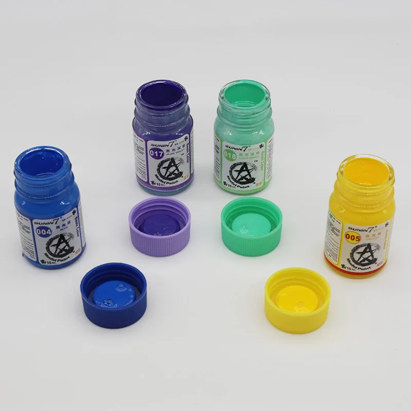 15ml 001-033 Drawing Oil Based Color Paint Coating DIY Handcraft Military Sci-fi Mechanical Car Ship Tank Doll Building Tool