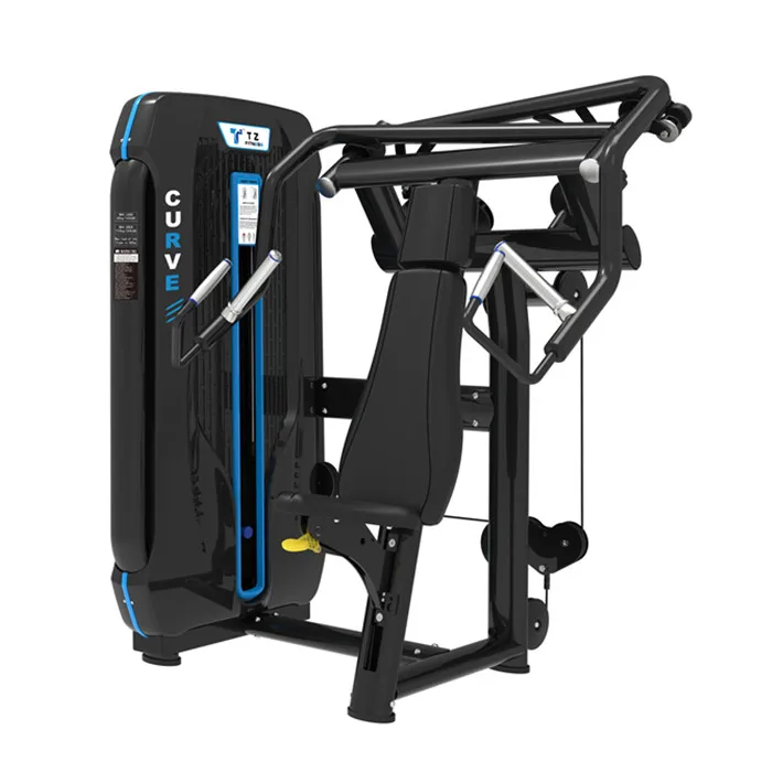 

Commercial Pin Loaded Strength Training Gym Equipment Dual Functions Workout Chest Shoulder Press