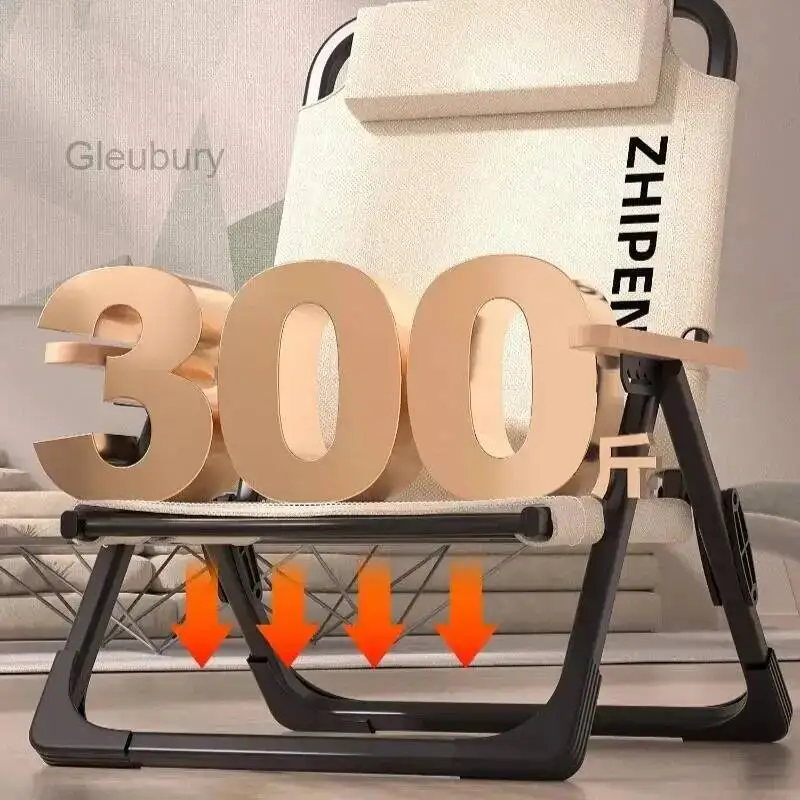 Backrest Balcony Chairs Foldable Lazy-person Beach Beach Chairs Napping Breaks Outdoor Furniture Cadeiras De Praia ZYSTY