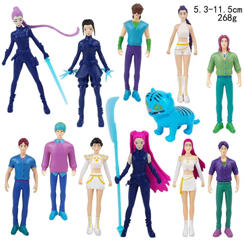 Kpop デーモンハンターフィギュアおもちゃデーモンハンターフィギュア Pvc モデルグッズゲームアクションフィギュアルーム装飾子供の誕生日のおもちゃ