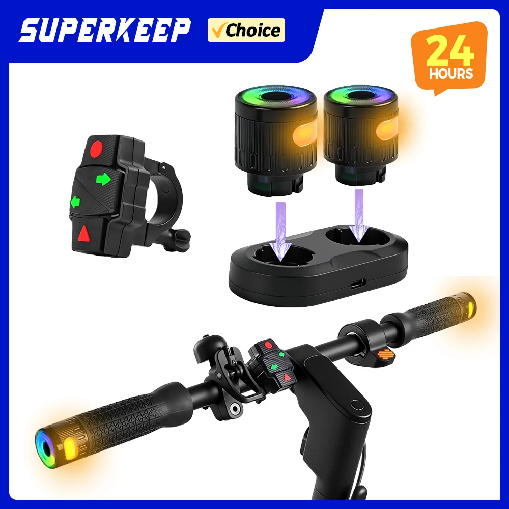 Image of Für Xiaomi M365 1S Pro 2 Mi3 Mi4 Lenkergriff Blinker oder Rücklicht für Ninebot Max G30 G2 F2 ES1 ES2 Scooter Blinker