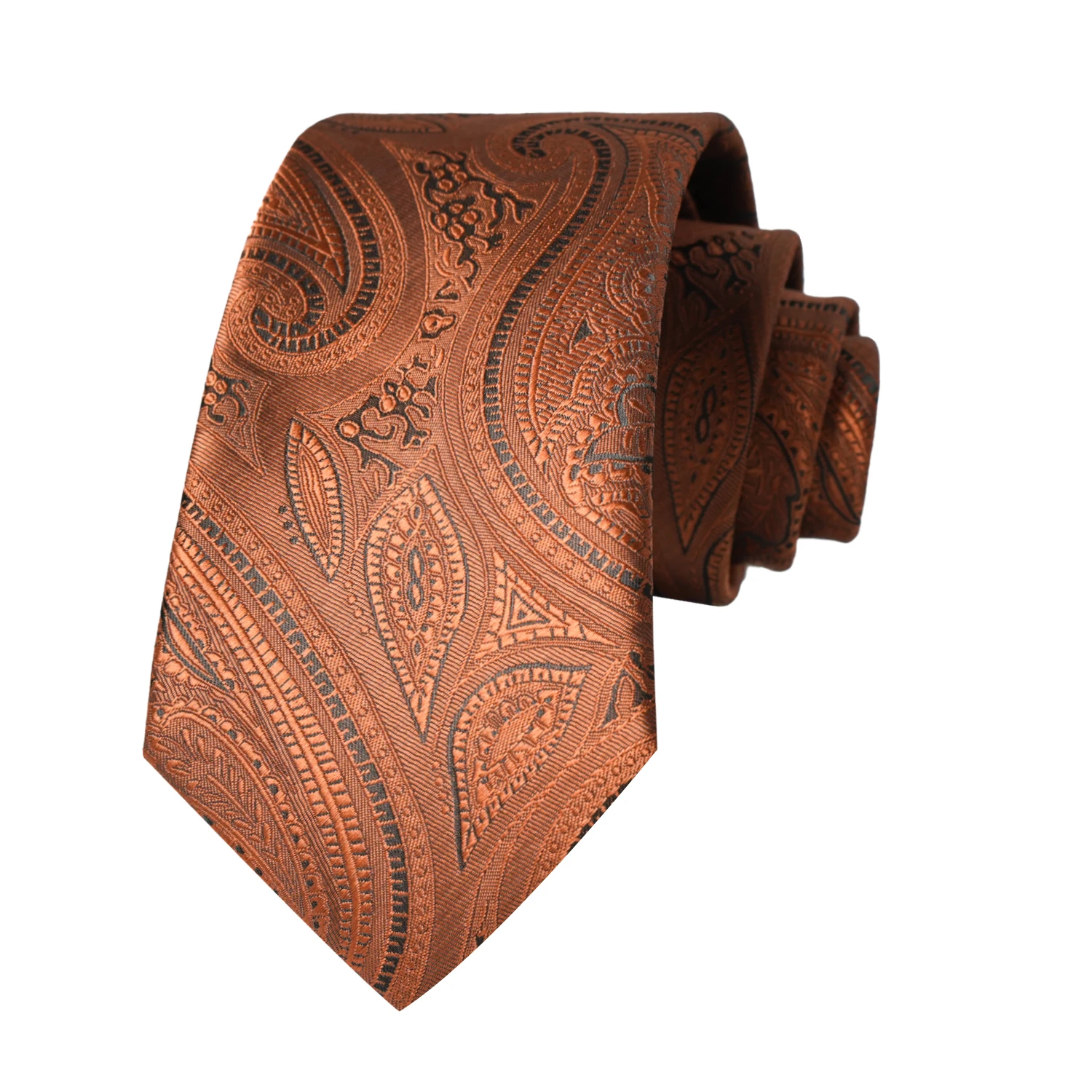 Herren Paisley Jacquard Krawatte Luxuriöse Polyester-Seidenkrawatte Klassische Formelle Business-Hochzeits-Party-Krawatte Modisches Anzug-Accessoire – Detail 17