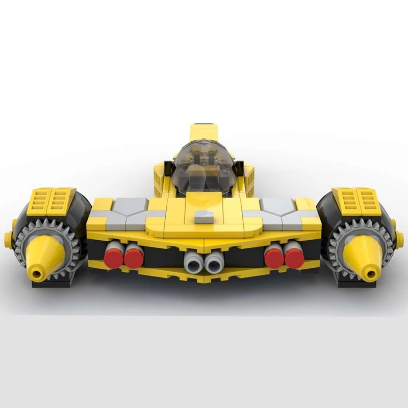 182 Uds. MOC Starfighter 08 bloques de construcción regalo de Navidad serie magistral para niños modelo de edición coleccionable