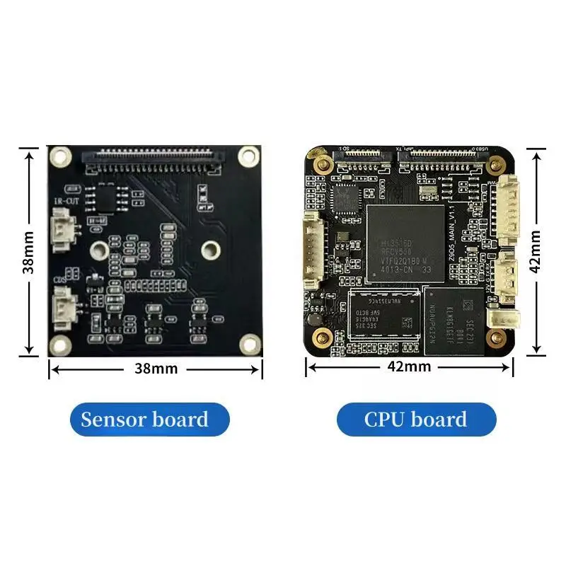 Tech-Caméra Obturateur Global, Capteur Noir et Blanc, Image Jour et Nuit, Module Image 60FPS, IMX568, N/B