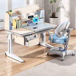 Mesa De escritorio para estudiantes, muebles para niños, juego De estudio para niños pequeños, trona para bebés, Mesitas De Noche elementales, escritorios para niños