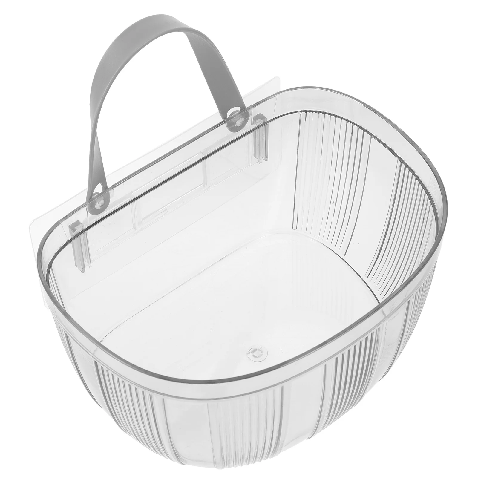 

Garlic Onion Storage Basket No Punching Wall Hanging Kitchen Organizer Smooth Plastic Vegetable Fruit Pantry Holder