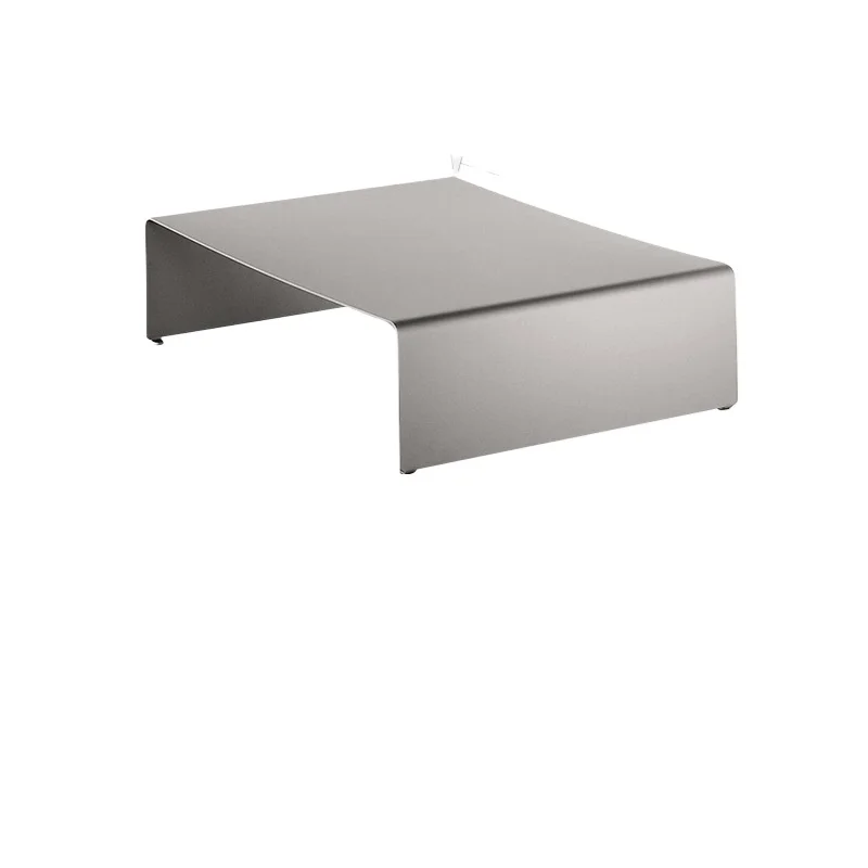 

Simple modern ins style creative small apartment home, rectangular living room metal stainless steel integrated