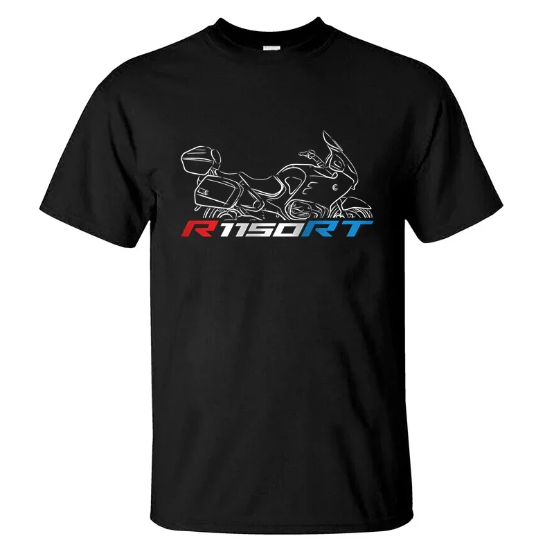 

2024 Men T Shirt Casual Moto R1150RT T-shirt Graphic Summer Short Sleeves 100% Cotton S-3XL Cool Tee