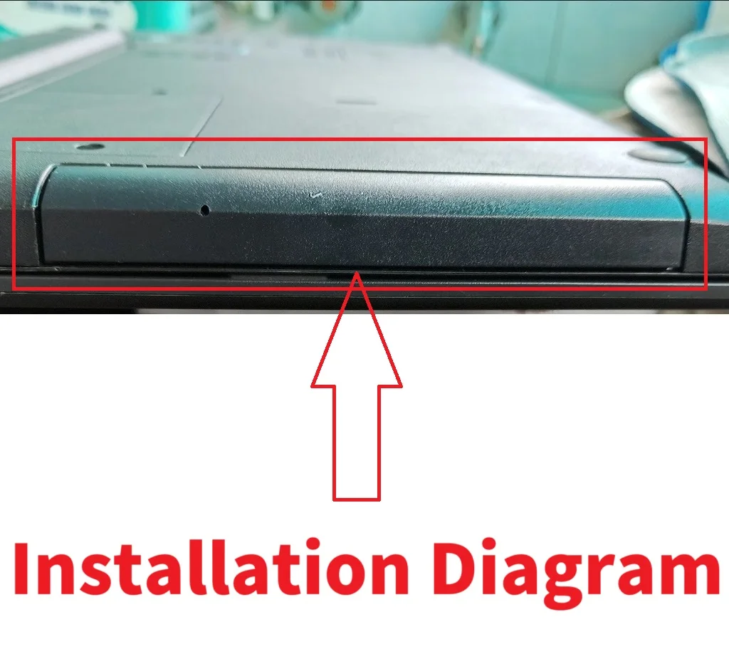 Sostituzione DVD ODD Unità Ottica Lunetta Pannello di Copertura Coperchio Deflettore Staffa Gancio di Supporto per Lenovo ThinkPad E550 E550C E555 E560 E565