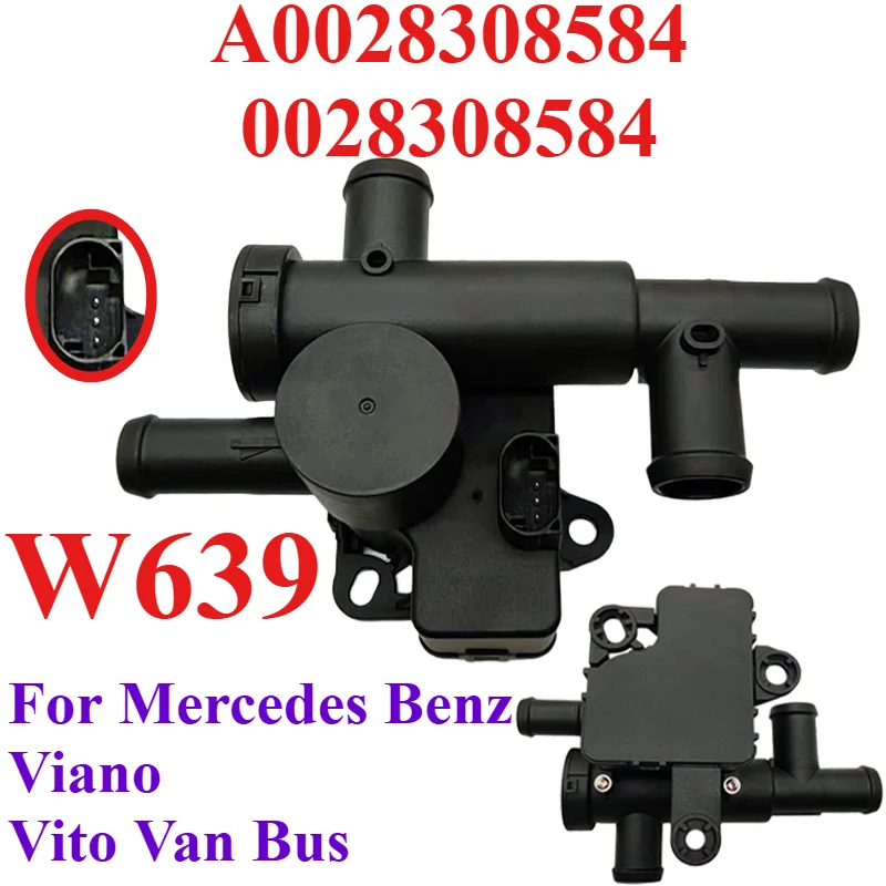 

A0028308584 0028308584 Car Coolant Heater Control Solenoid Water Valve Pump For Mercedes Benz W639 Viano Vito Van Bus