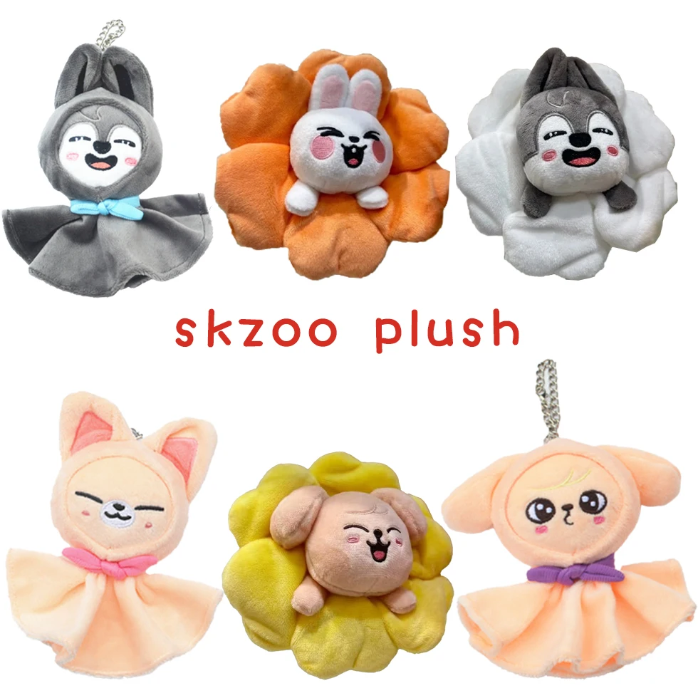 

SKZOO Keychain Plush Kpop Pencil Case Plush Stray Kids Plush Toy Seoul FM Week Cloak Doll Magic School Kid Fan Birthday Gift