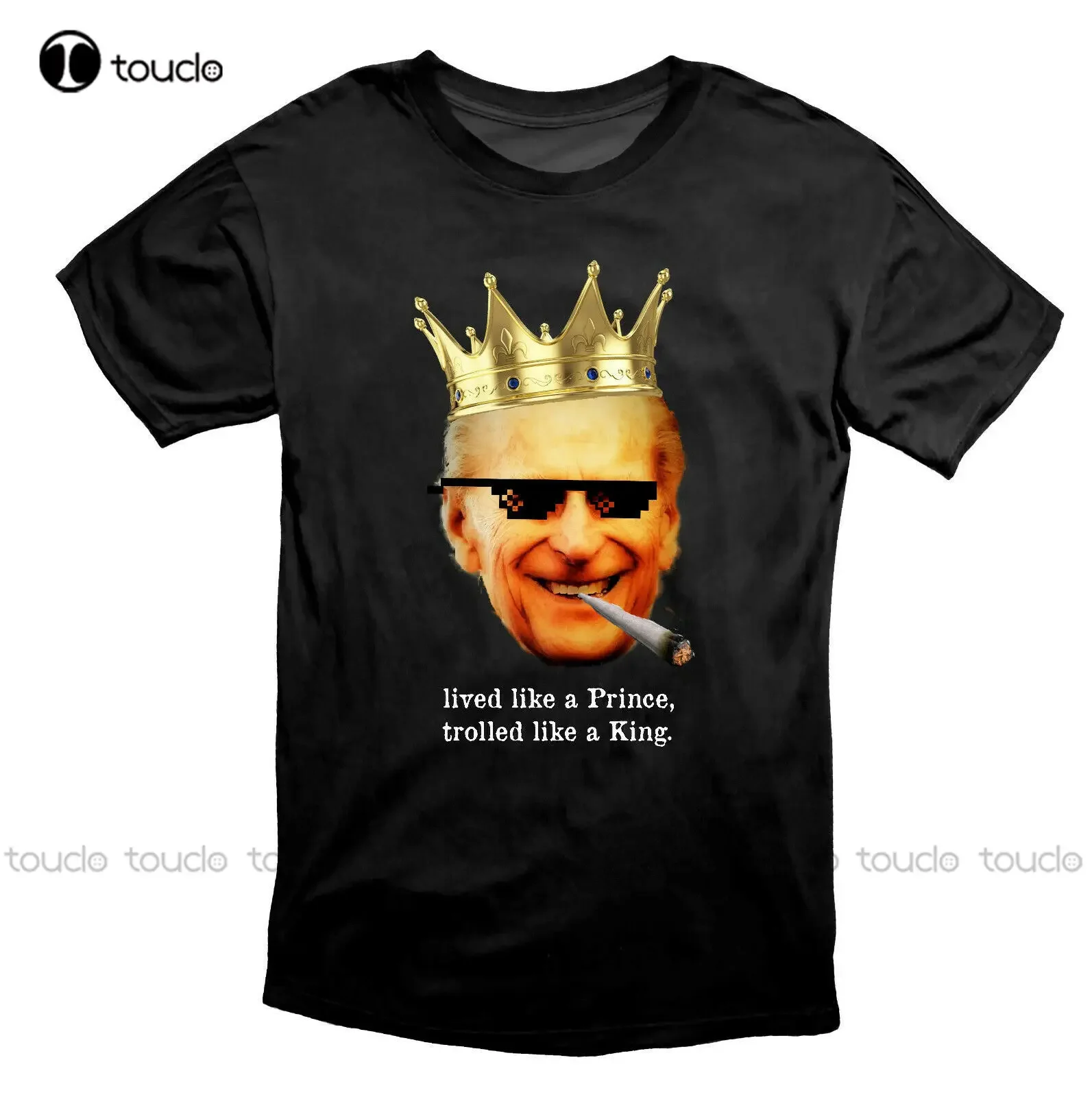 Prince Philip King Of The Trolls Meme T Shirt Black women's t-shirts