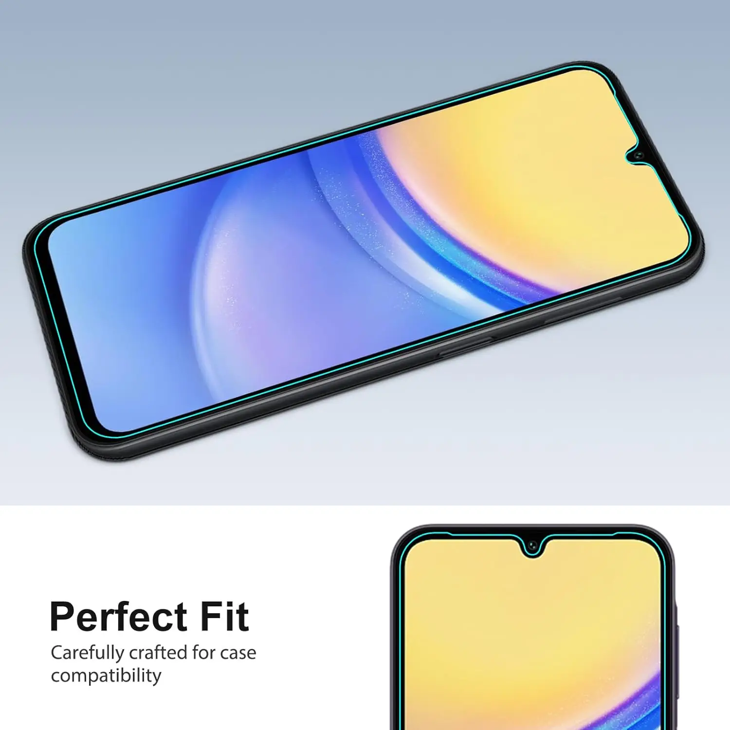 2/4Pcs HD Screen Protector For Samsung Galaxy A15 4G/5G 9H Tempered Glass