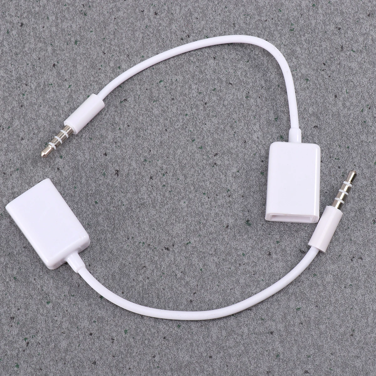 

3Pcs USB to 3.5mm Car Audio Cable for Mp3 Music from U-Disk with Clean Sound No Charging Otg Cable USB to 3.5mm for Vehicle