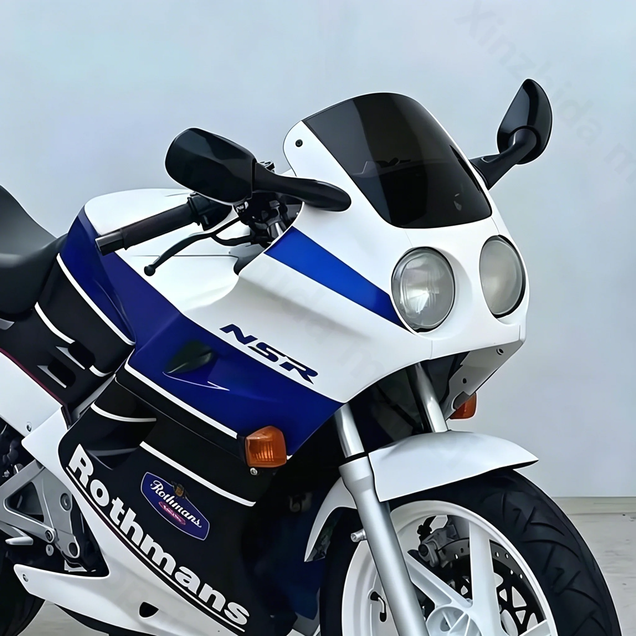 Windshield For Honda NSR125 NSR125R NSR 125 125R 1990 1991 1992 Motorcycle Windscreens Wind Deflectors Viser Visor Black