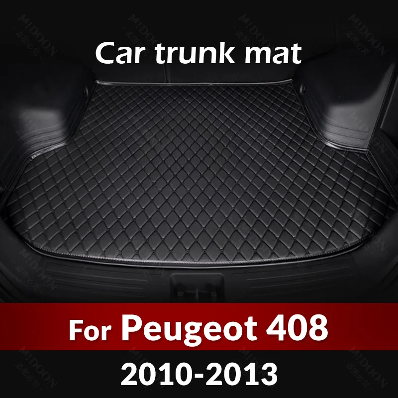 

Коврик для багажника автомобиля для PEUGEOT 408 2010 2011 2012 2013, автомобильные аксессуары на заказ, украшение интерьера автомобиля, коврик-подкладка для груза