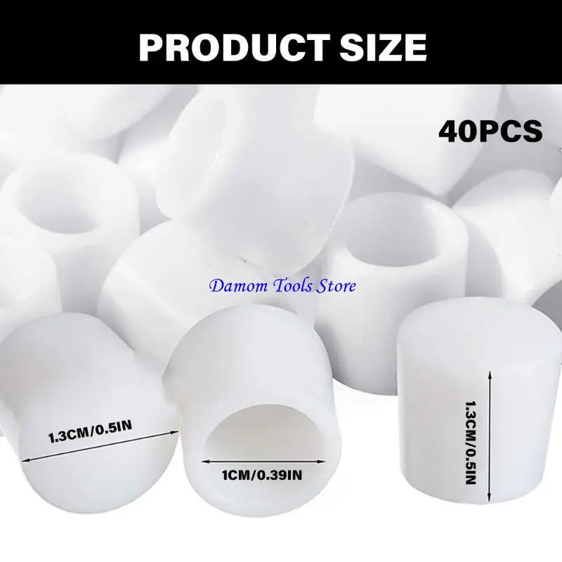 57BE TIPS INDUSTRIAL STOP STOP TIPS SET DOOR Stop Propers Coppers Caps CAPS SIMPLE