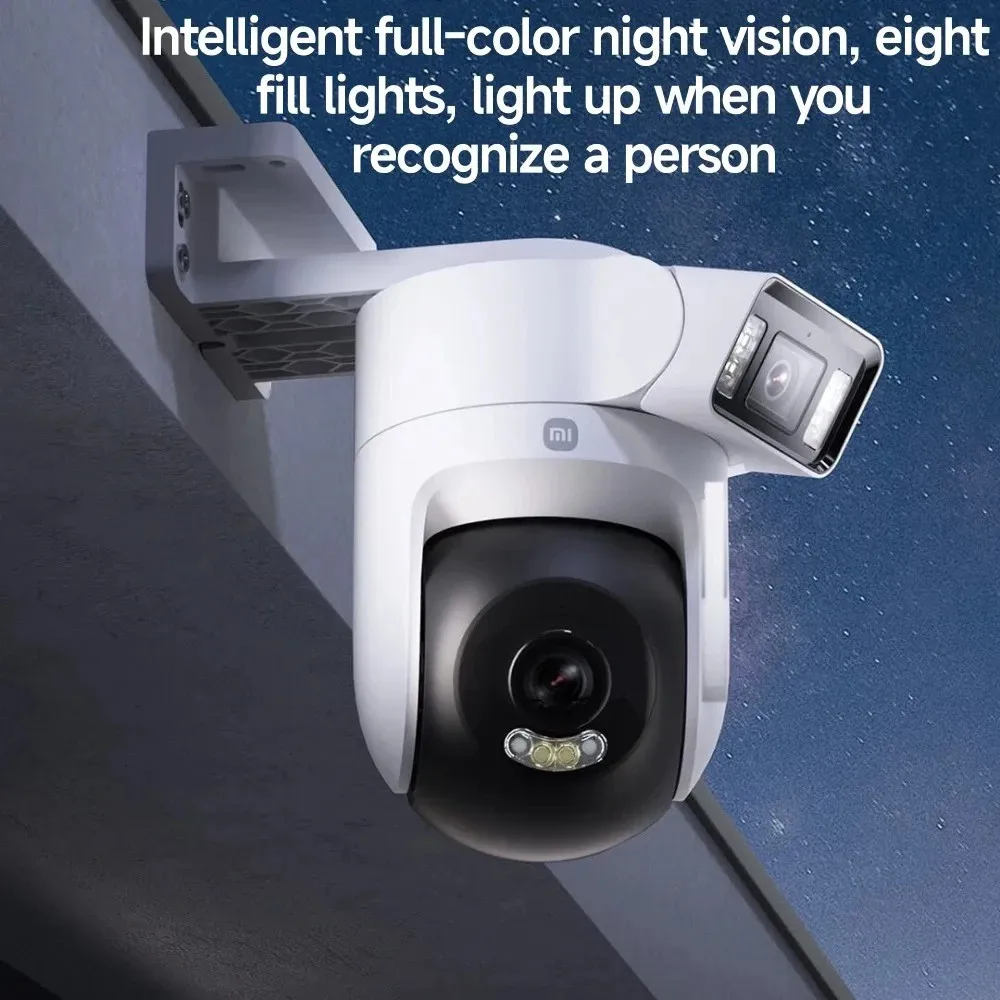 New Xiaomi Outdoor Camera 4 Dual Lens 5MP 3K HD Dual View Monitoring Panoramic Closeup Tracking IP66 Weatherproof AntiTheft - view 5